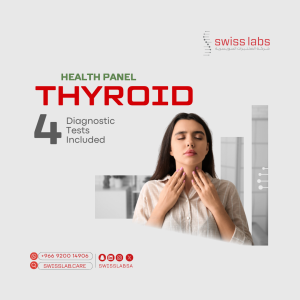 Thyroid Health Panel TSH Free T3 Free T4 test at SwissLab